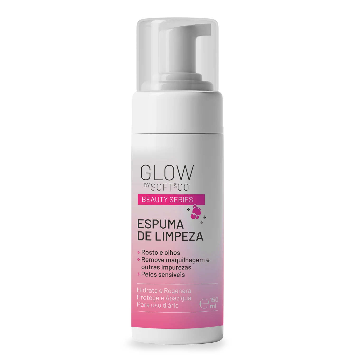 Soft&Co Glow espuma de limpeza