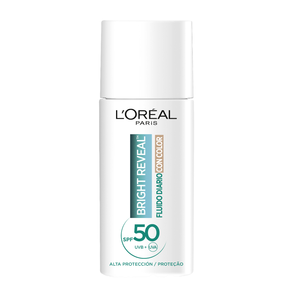 L'Oréal Paris Bright Reveal fluído SPF50+ com cor