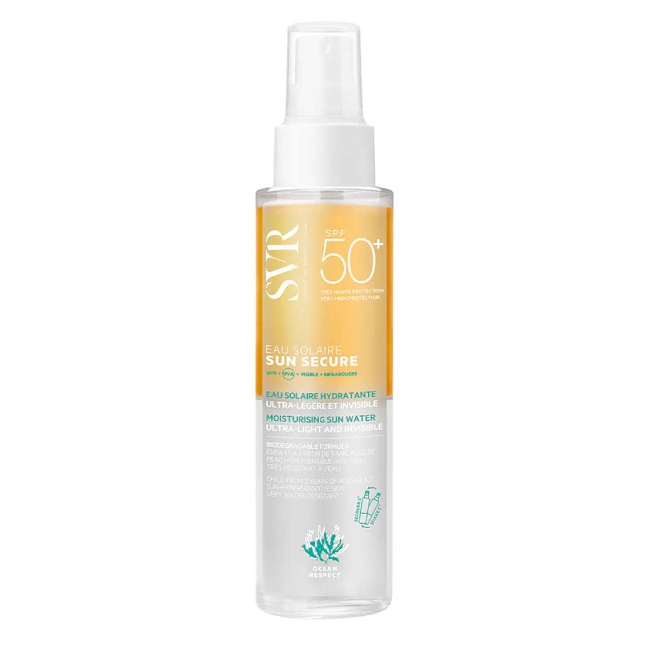 SVR Sun Secure Eau Solaire SPF50+