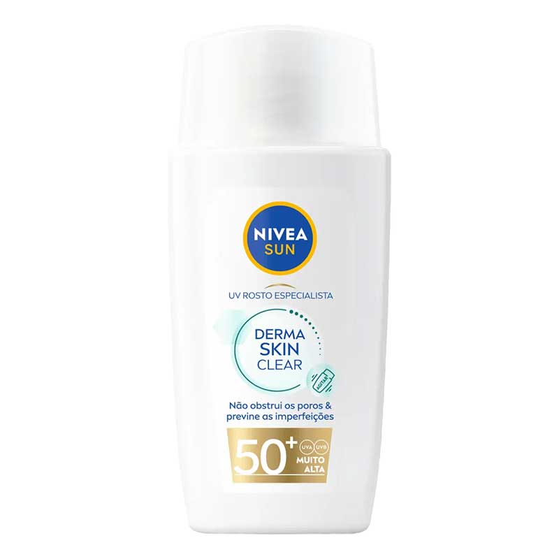 Nivea Sun Derma Skin Clear SPF50+ fluído toque seco