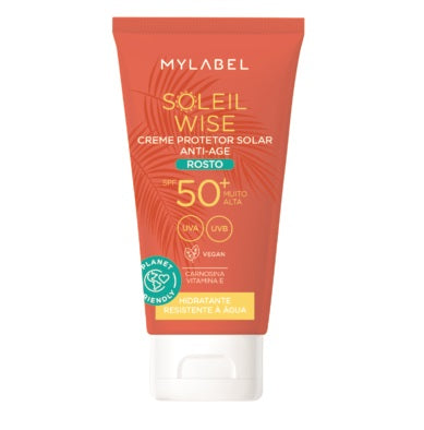 MyLabel Soleil Wise creme protetor solar anti-age SPF50+
