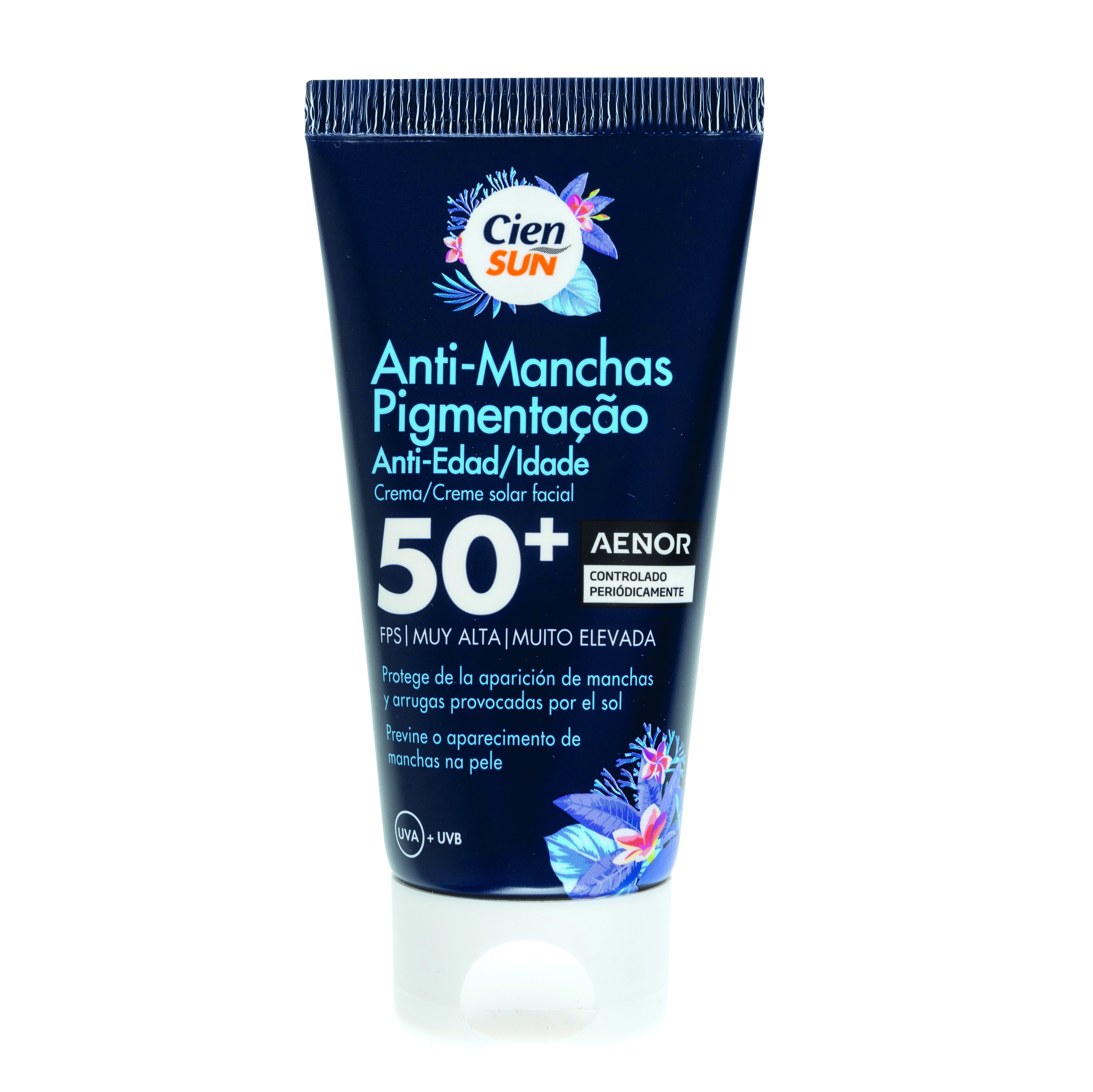 Cien Sun Anti-manchas Anti-idade SPF50