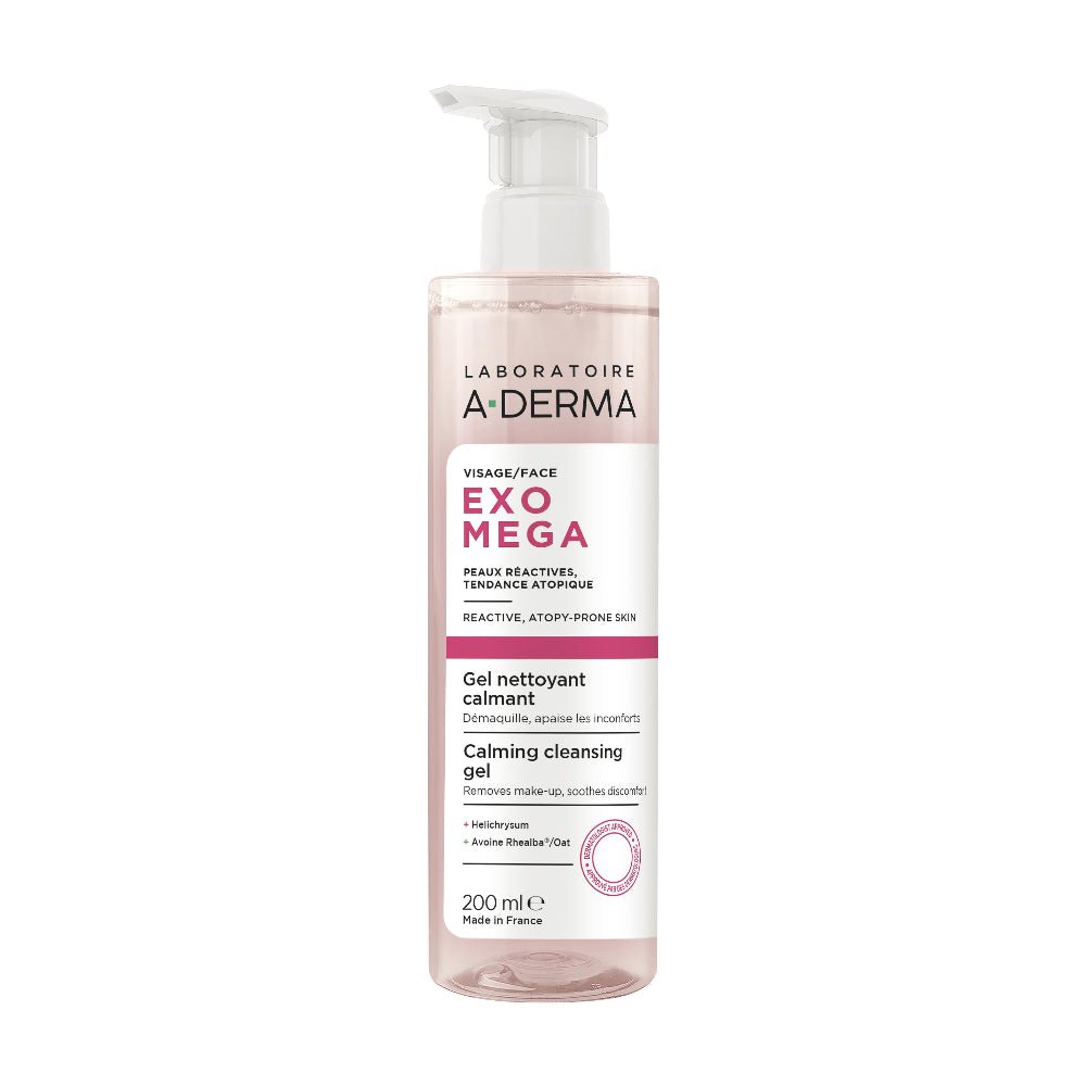 A-Derma Exomega gel de limpeza 200 mL