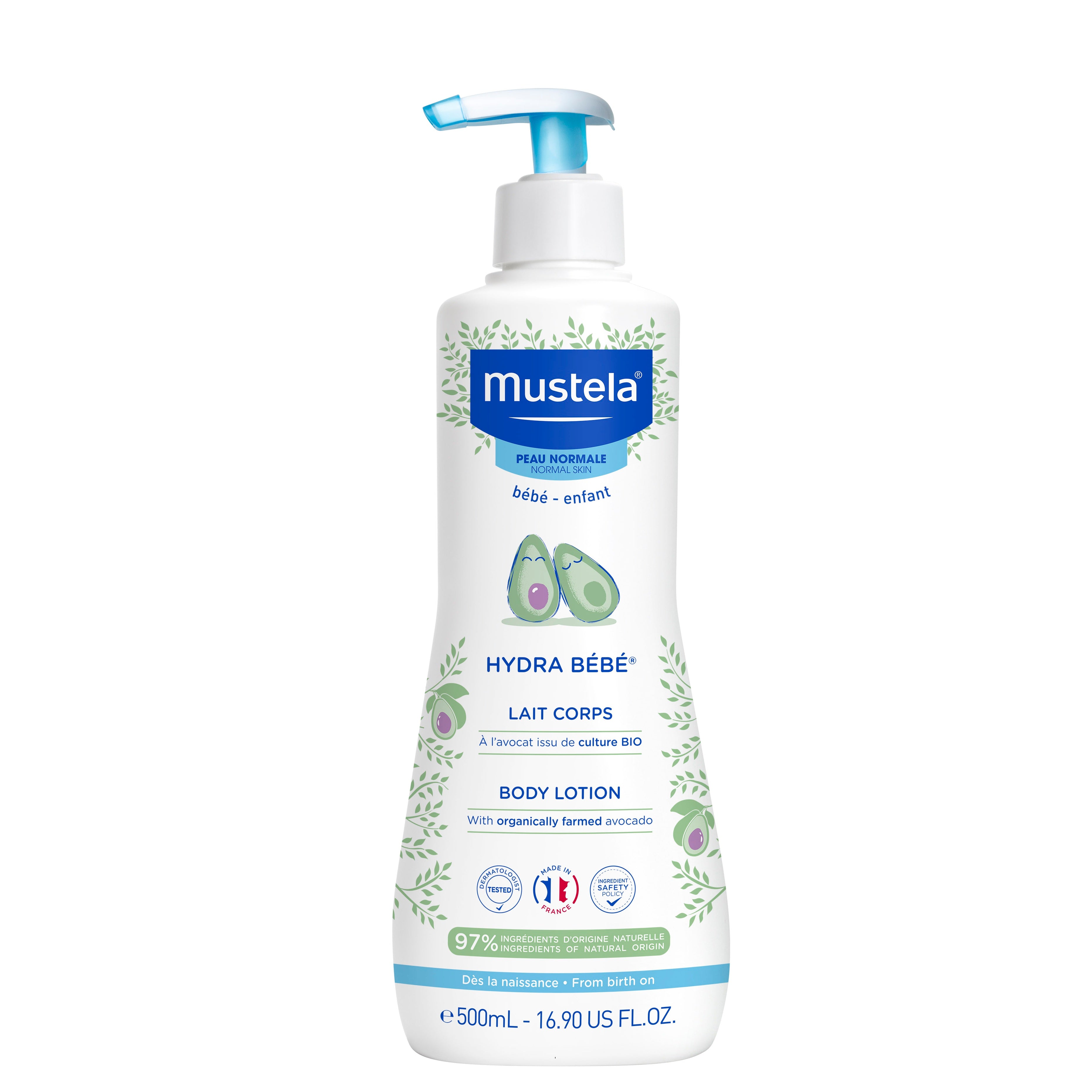 Mustela Hydra Bebé leite hidratante corporal