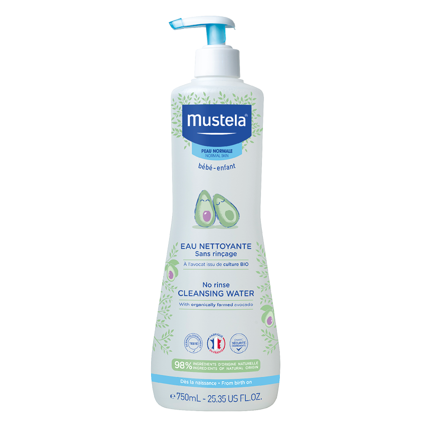 Mustela Hydra Bebé água de limpeza sem enxaguamento