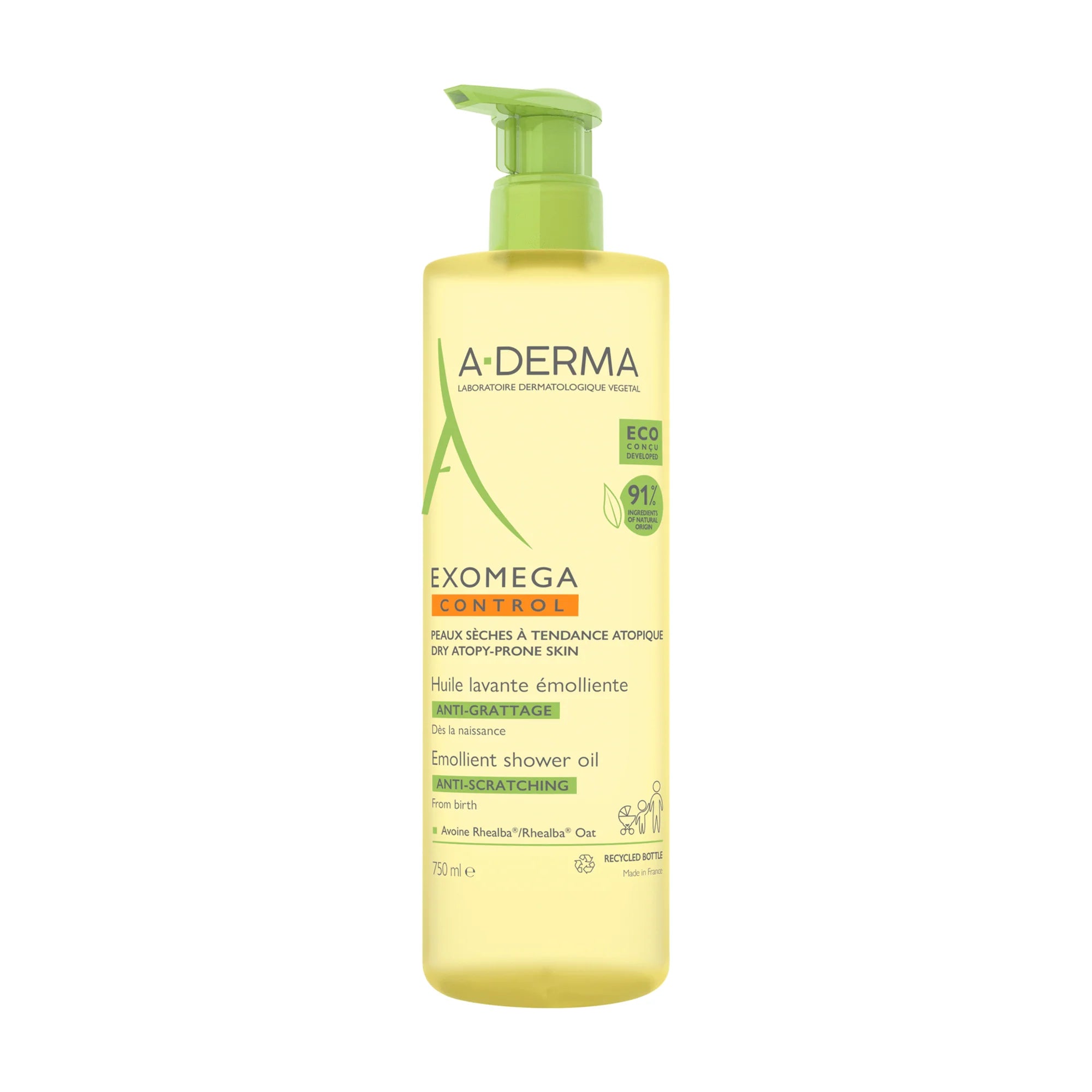 A-Derma Exomega Control óleo lavante