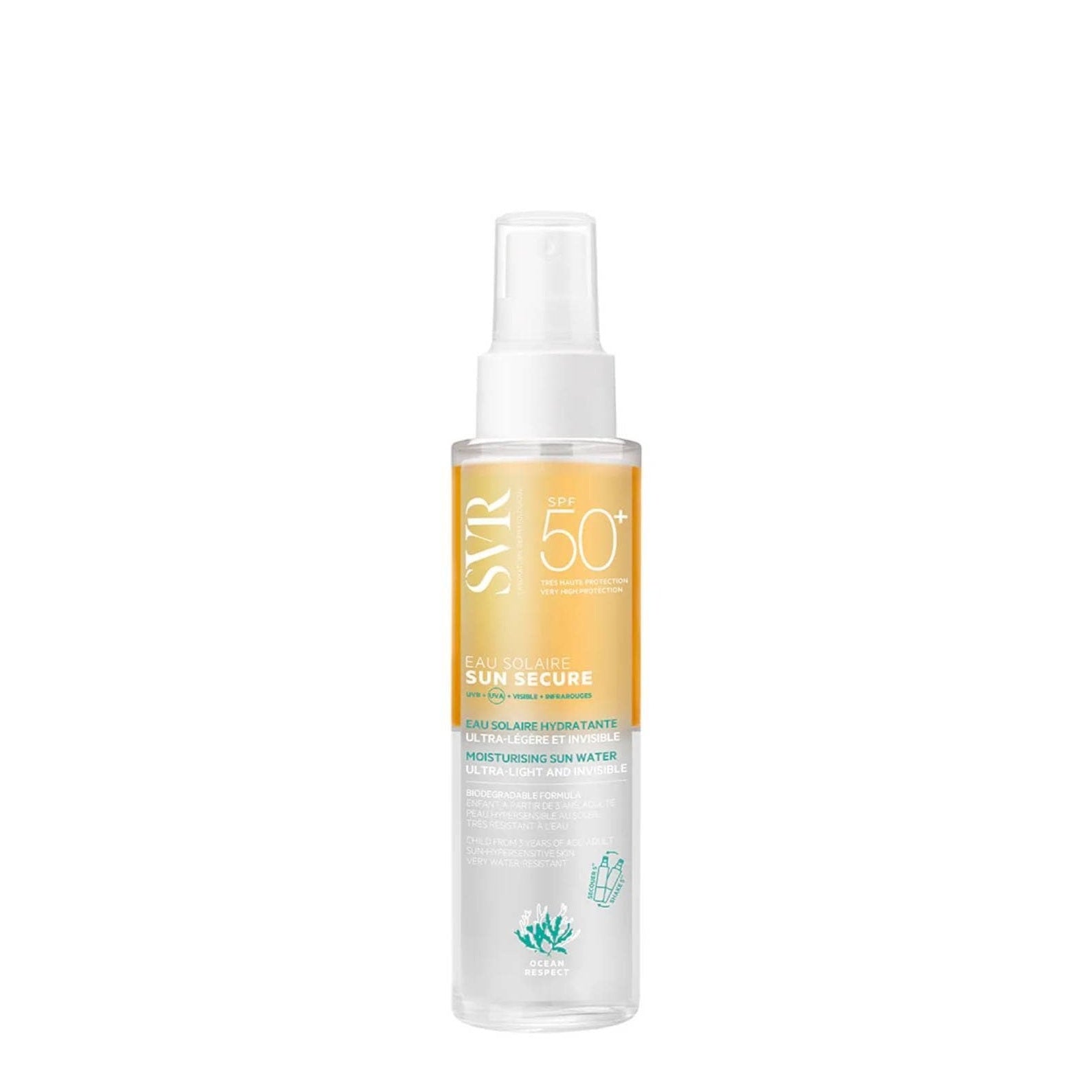 SVR Sun Secure Eau Solaire SPF50+