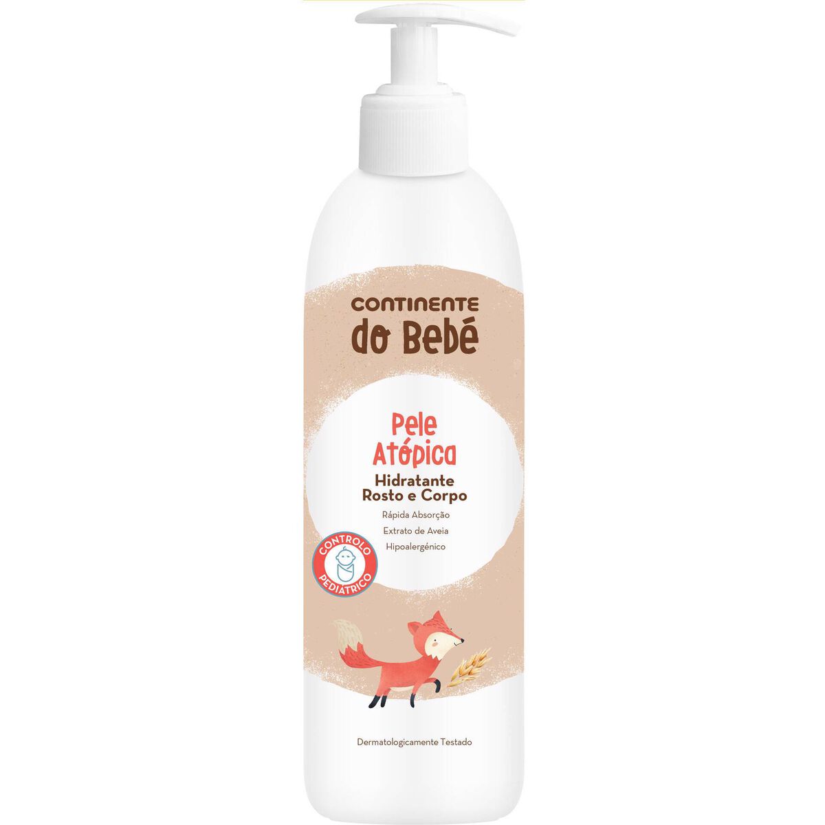 Continente do Bebé creme hidratante pele atópica 500 mL