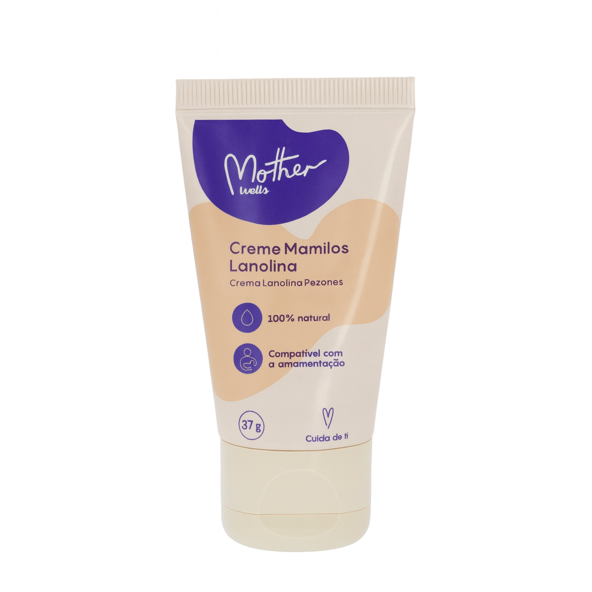 Mother Wells Creme de mamilos lanolina
