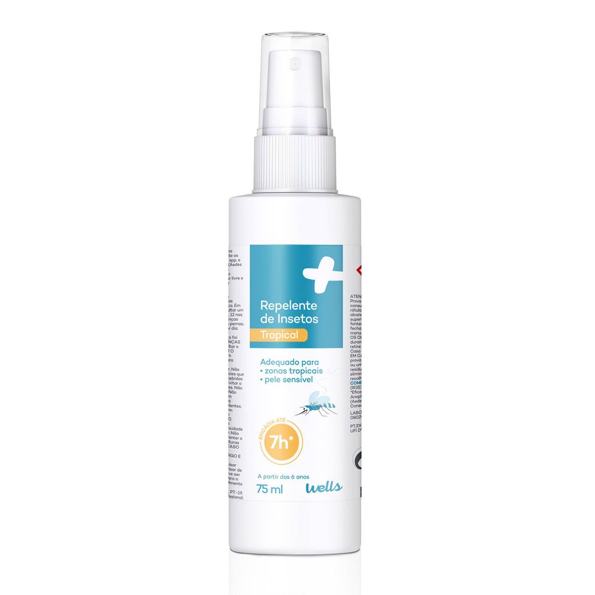 Wells Repelente de Insetos Tropical 7h 75 mL