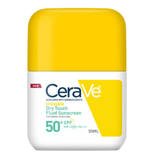 CeraVe Invisible Dry touch fluid sunscreen SPF50+