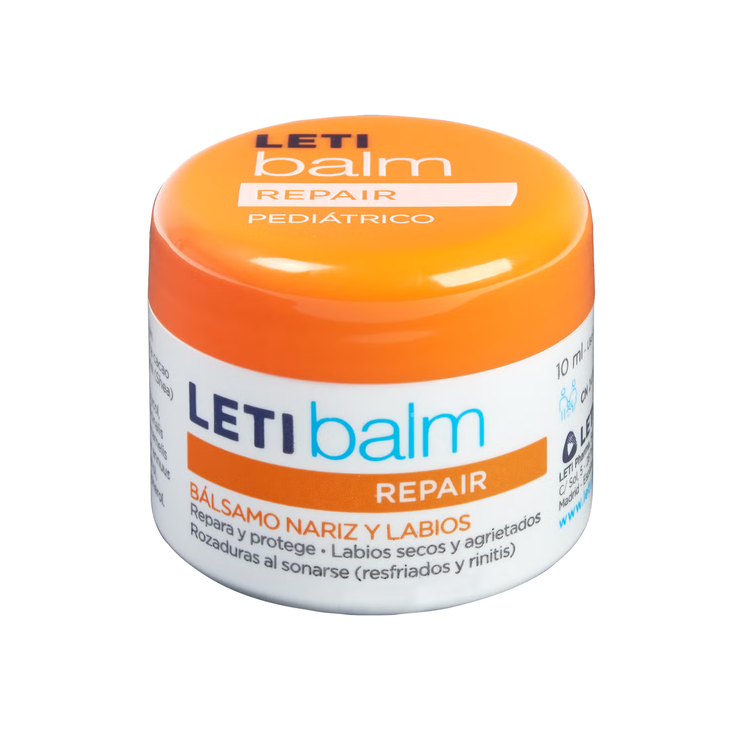 Letibalm Repair pediátrico bálsamo nariz e lábios