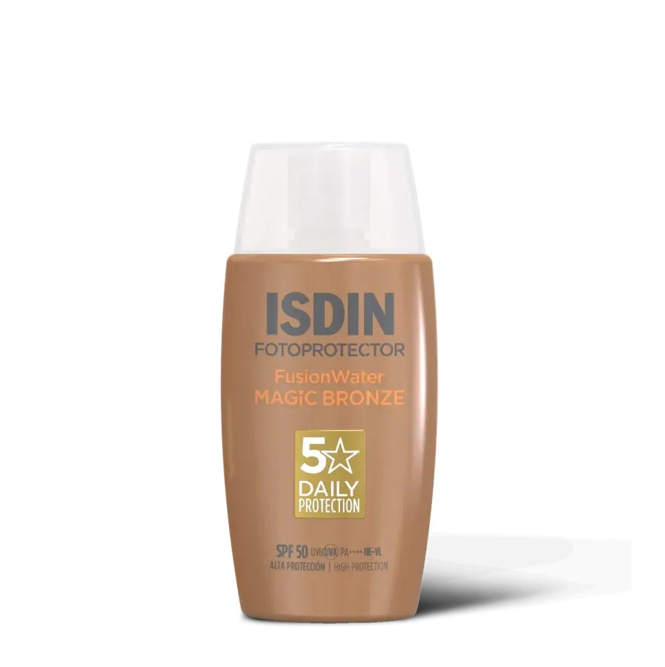 ISDIN Fotoprotector Fusion Water Magic SPF50 com cor
