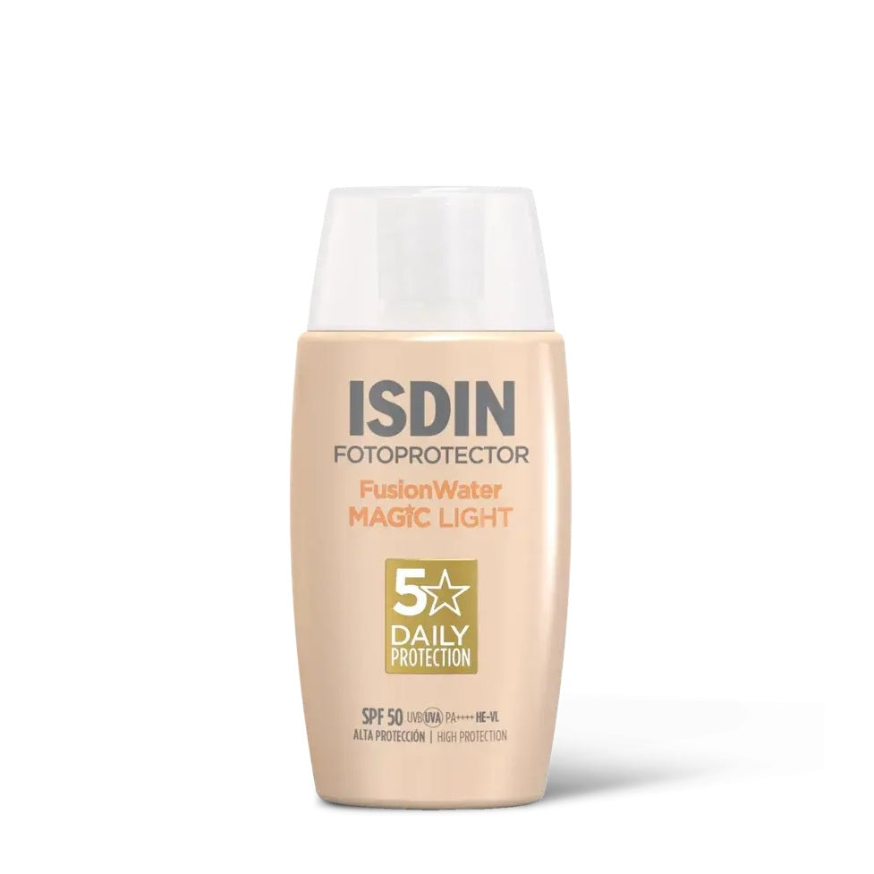 ISDIN Fotoprotector Fusion Water Magic SPF50 com cor