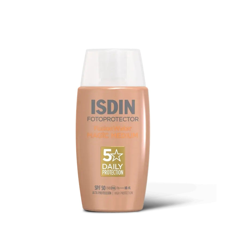 ISDIN Fotoprotector Fusion Water Magic SPF50 com cor