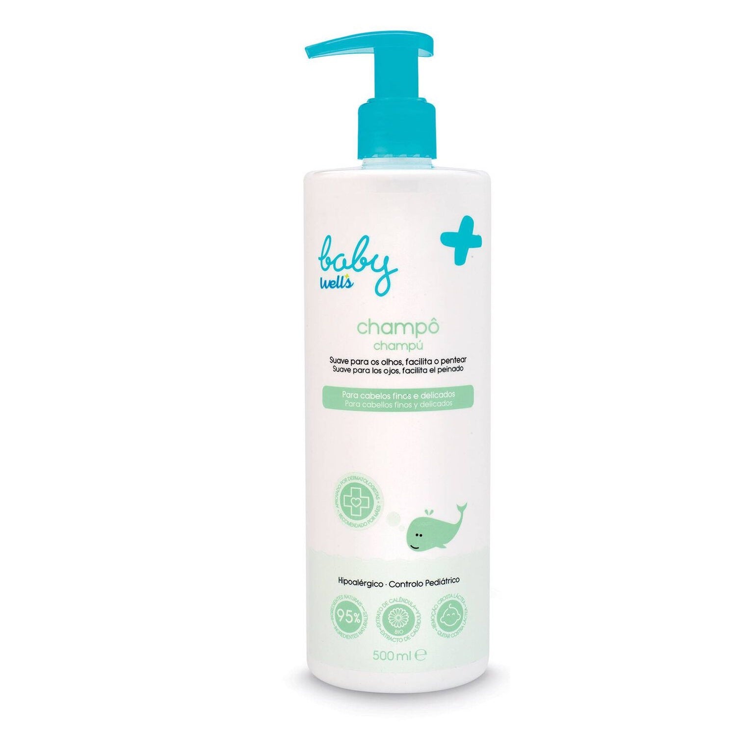 Baby Wells Champô Suave Bebé 500 mL