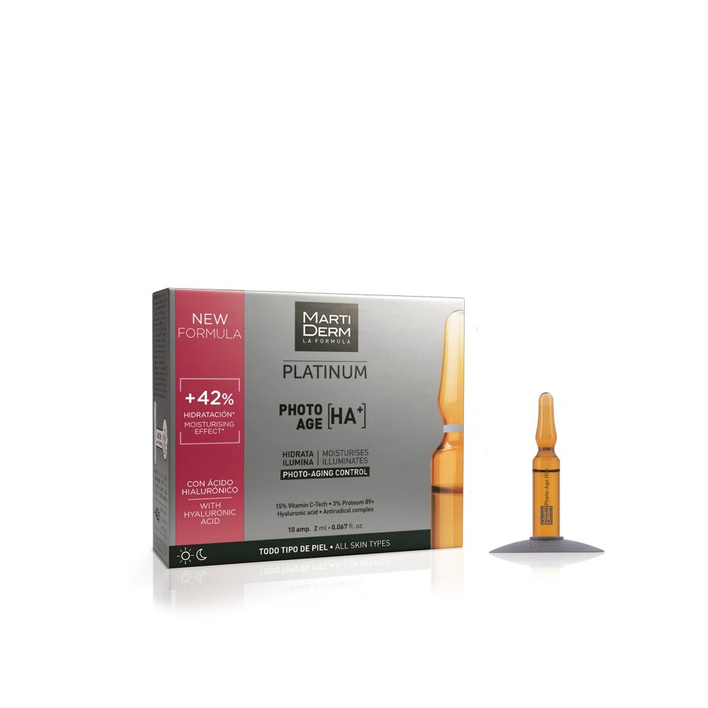 Martiderm Platinum Photo Age HA+ ampolas