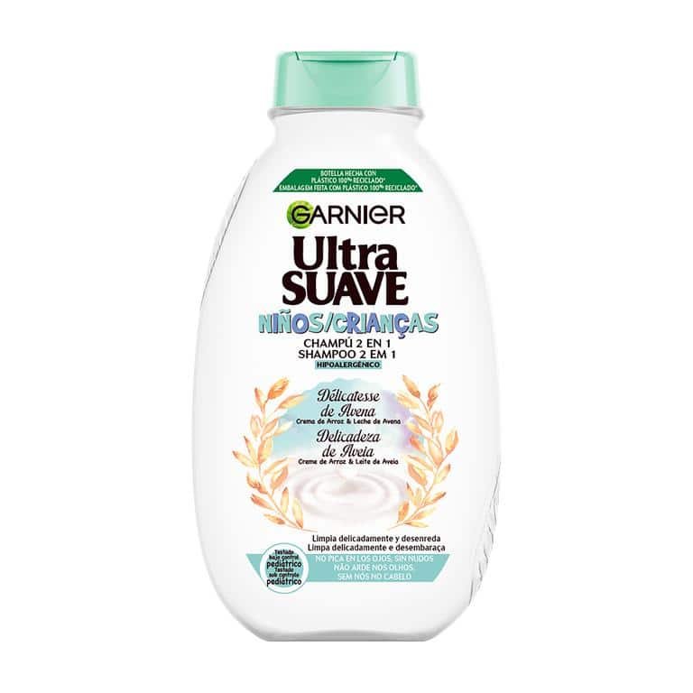 Garnier Ultra Suave Kids champô 2 em 1 aveia 400 mL