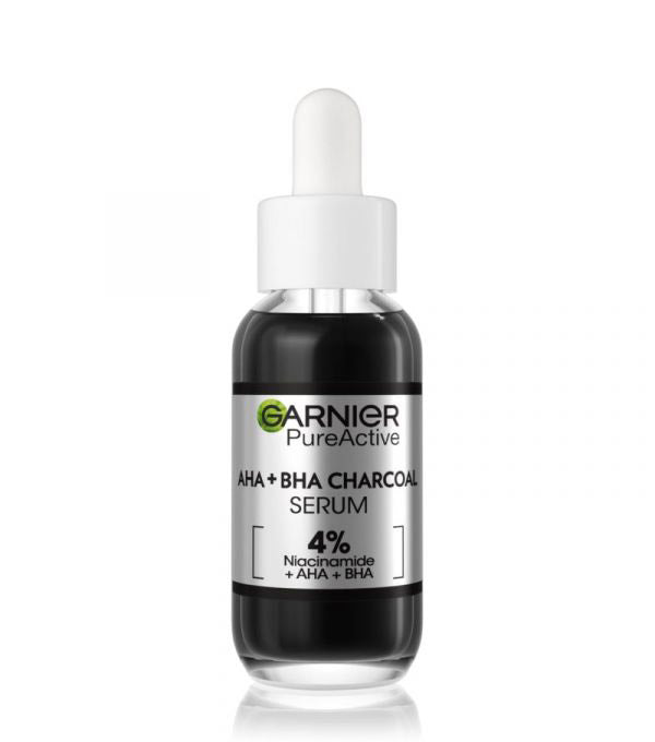 Garnier Pure Active AHA+BHA+carvão sérum